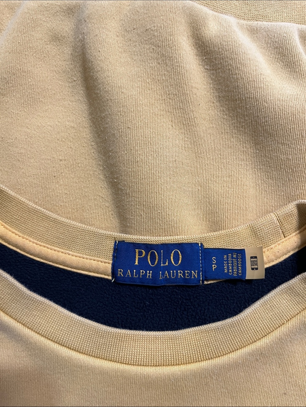 Polo by Ralph Lauren women’s Mustard Yellow Crewneck Sweatshirt - Picture 3 of 6
